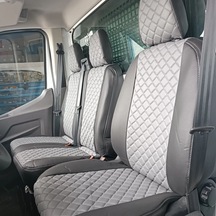 Ford Transit Uyumlu Tek Kabin Araca Özel Deri Oto Koltuk Kılıfı