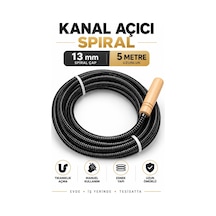 13 Mm 5 Metre Kanal Açıcı Spiral Manuel Gider Açma Susta Teli, Uzun Erişim Kalın Susta
