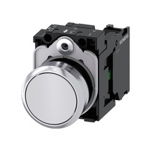 Siemens 3su1152-0ab60-1ba0 - 22mm Metal Işıklı Beyaz Buton