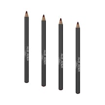 Uzun Süre Kalıcı Dağılma Yapmayan Nemlendirici Dudak Kalemi - Lipliner Pencil 19 Reddish Brown 4 Paketi 0