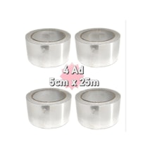 Alüminyum Folyo 5cmx25m 4 Adet Yanmaz Folyo 50mm