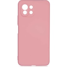 More Tr Mi 11 Lite Kılıf Mtr Mara Lansman Kapak - Pembe Açık