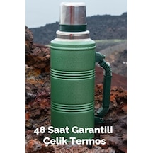 Paslanmaz Çelik 2.2 Litre 48 Saat Yalıtımlı Yeşil Çay Termosu Kutusuz - Spor & Outdoor