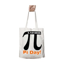 Art Hediye Pi Dayy İki Tarafı Kalıcı Baskılı Yıkanabilir Çanta Çok Renkli