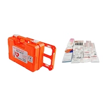 Ecza Dolabı Pl 106 Turuncu Renk + İlkyardım İçerik paketi