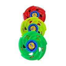 Frizbi Fırlatma Diski 3'lü Set 24 Cm Plaj Kumsal Oyuncağı Standart
