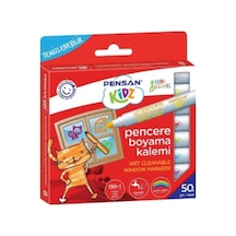 Kidz Pencere Boyama Keçeli Kalem Seti 8'li