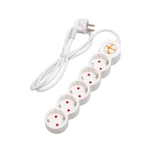 Tunçmatik Powerstrip 5 Beşli Anahtarlı Grup Priz 5m