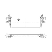 Turbo Radyatörü Intercooler Toyota Hilux Vigo 2.4 2015- Mga-80369