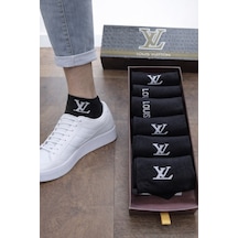 Louis Vuitton Unisex 6' Lı Çorap ÇoK Renkli