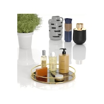 Tekno Tel Eg-212 Tek Katlı Banyo Aksesuar Sunum Rafı Altın