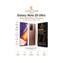 Samsung Galaxy Note 20 Ultra Uyumlu Nano Şeffaf Ekran Koruyucu