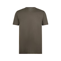 Hatemoğlu Haki Regular Fit Bisiklet Yaka Pamuklu Tişört 35252024c003 022 497062 Çok Renkli