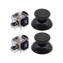 Xbox 360 Analog Motor Topuz Tamir Seti 2+2 Siyah Xbox 360 Kol Tamiri İçin Yedek Parça