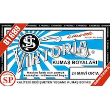 Viktoria Kumaş Boyası Orta  Mavi