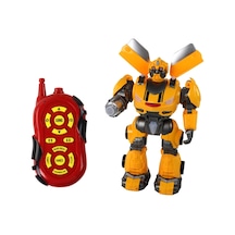 Mega Büyük Oyuncak Uzaktan Kumandalı Sünger Atan Işıklı Sesli Transformers Dev Robot Bumble