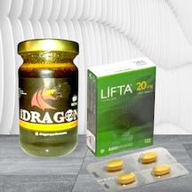 Dragon 110gr Birtkisel Macun + Liftta20mg 4tablet Set Formen