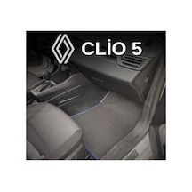 Renault Clio 5 Premium Eva Akıllı Oto Paspas & Metal Topukluk Siyah