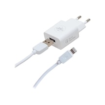 Powerway X-907 5 Volt 2000 Ma Hızlı Şarj Başlık Adaptörü - Apple Uyumlu iPhone Kablo,