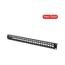 Digitus Dn-91411 Cat6 24 Port Boş Patch Panel 19" 1u Beyaz