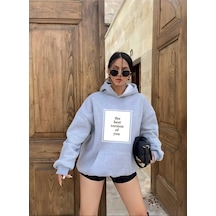 Startmore The Best Baskılı Kapişonlu Sweatshırt Siyah