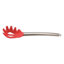 Silikon Spagetti Kaşığı Kırmızı - 32 Cm
