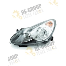 Opel Corsa D Ön Far Siyah Zemin 2006-2010 -sol- 1216194
