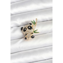 Panda Model Broş 5886 Çok Renkli