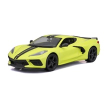 1:24 2020 Chevrolet Corvette Stingray Coupe Z51 Sarı 31527-02 Çok Renkli