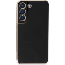 Newface Samsung Galaxy S21 Kılıf Volet Silikon - Siyah