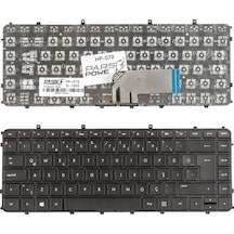 HP Uyumlu Pk130Qj1A19 Notebook Klavye (Siyah Tr) Siyah - Çerçeveli