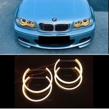 Bmw E46 Led Angel Halka Seti Günışığı Oem Görünüm Far İçi Premium Görüntü