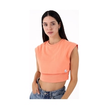 Scorp Spell Kadın Crop Tişört Sardunya Gri