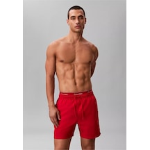 Calvin Klein Erkek Normal Kesim Hızlı Kuruyan Kumaşlı Kırmızı Deniz Şortu-15867