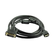 Hdmi To Dvi 24+1 Çevirici Çift Yönlü Monitör Kablosu 3 Metre