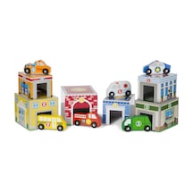 Melissa And Doug Diz Oyna Kule - Binalar ve Araçlar