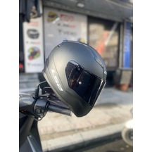 Ls2 Rapıd Mat Siyah Kask - Siyah Vizör Çok Renkli