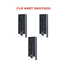 Sr-260 Em Wifi Tuya Video İnterkomlu Parmak İzi Şifreli Proximity Kart Okuyucu 125 Khz 3 Adet