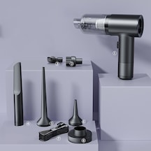 Wondernest 2025 Yükseltmesi Süpürgesi, Şarj Edilebilir Lichen Kablosuz Ev Süpürgesi, Güçlü Emiş, Büyük Araba Temizliği Wd Siyah