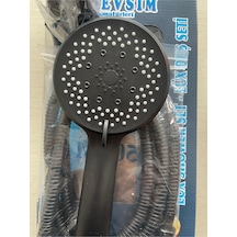 Mevsim Duş Başlığı Seti Siyah