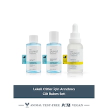 Lekeli Ciltler İçin Arındırıcı Cilt Bakım Seti