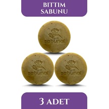 Sabunal Bıttım Sabunu 3 Adet - Cilt Sorunlarına Yönelik - Yoğun Doğal Saç ve Cİlt Bakım Sabunu