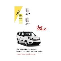 Fiat Doblo 2010-2017 Arası Ön Kısa Far Ampülü 2 Adet Sarı Renk