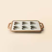Maple Silikon Muffin Kabı - Gri - 34x20 Cm Çok Renkli