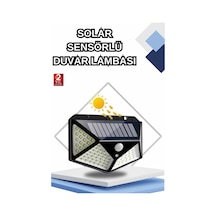 Bahçe Lambası Bahçe Aydınlatma Sensörlü Suya Dayanıklı 100 Led