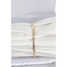 Mey İthalat Cm 14k Gold Renk Yassı Yılan Zincir Model Kadın Bileklik - Özel Seri Meyeb698318c15540eb04ee031572 Altın
