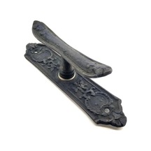 Jenerik Antika Tarz Dekoratif Pirinç Çiçekli Pencere Kolu - 165x38 Mm, Oksit Diğer