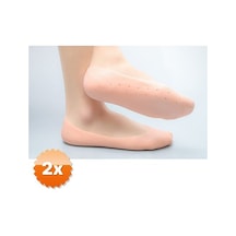 2 Adet Silikon Patik Topuk Çatlağı Ve Koruyucu Jel Çorap