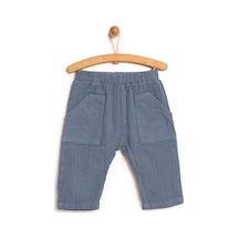HelloBaby Basic Müslin Pantolon Erkek Bebek 24yhlbepnt014 Indigo 24YHLBEPNT014_Indigo İndigo