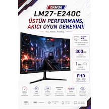 Dhı-lm27-e240c Va Panel Curved Kavisli 27 İnç 240 Hz 1920 H 1080 V Çözünürlük 1 Ms Gaming Monitör